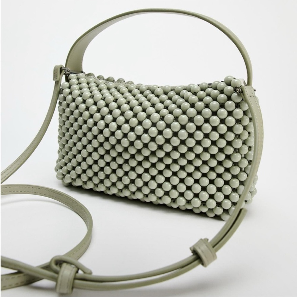 ZARA ZARA BEADED SHOULDER BAG - Picture 2 of 10